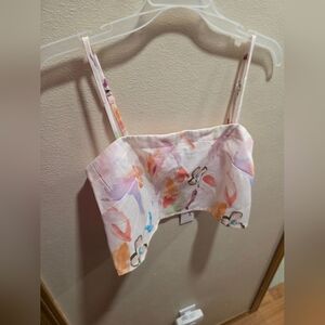 Petal & Pup Floral Crop Top